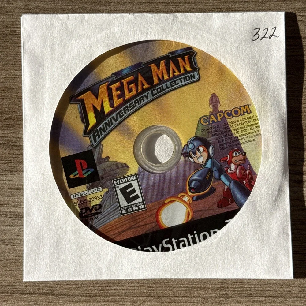 Mega Man Anniversary Collection (PS2, 2004) Video Game‎ Disc Only Tested